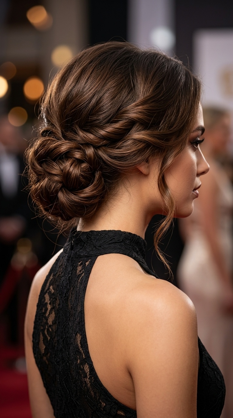 Twisted Low Chignon