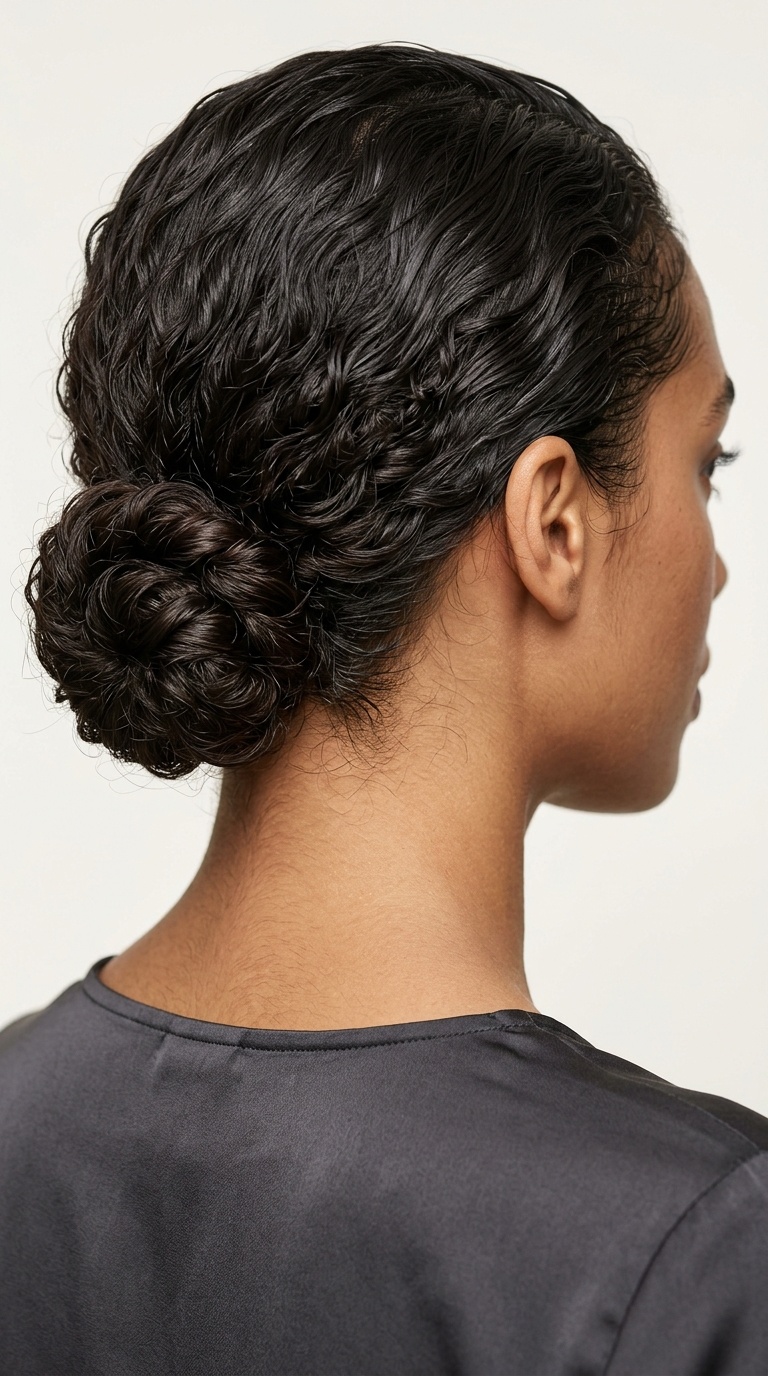 Twisted Low Chignon