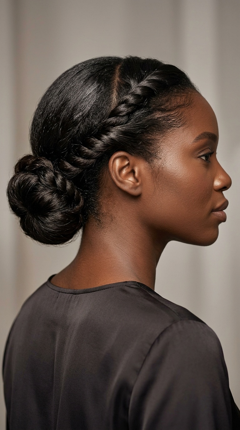 Twisted Low Chignon