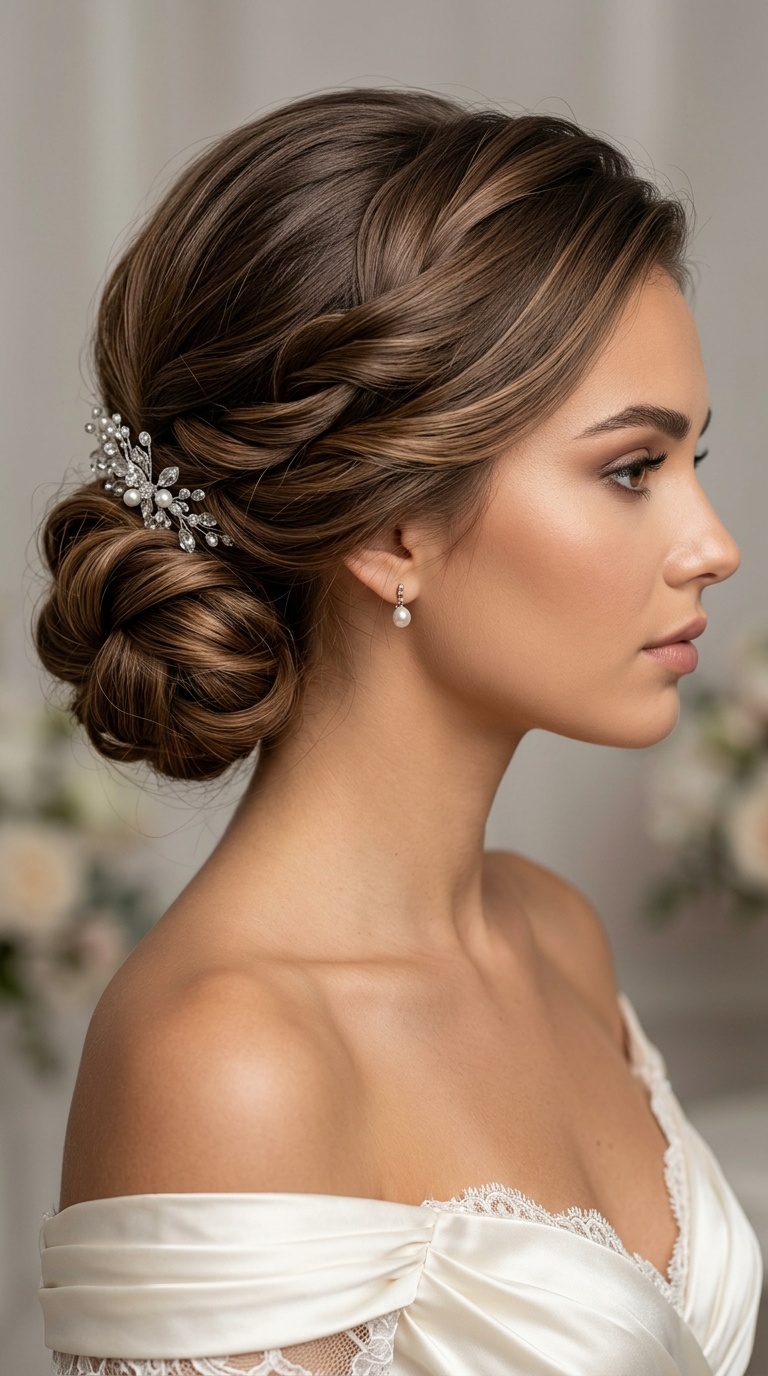 Twisted Low Chignon