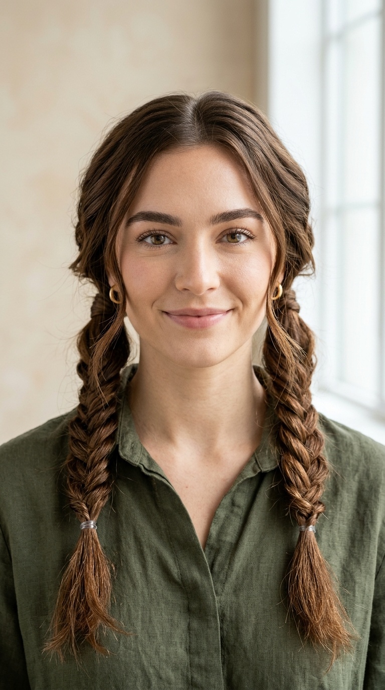 Twisted Low Pigtails