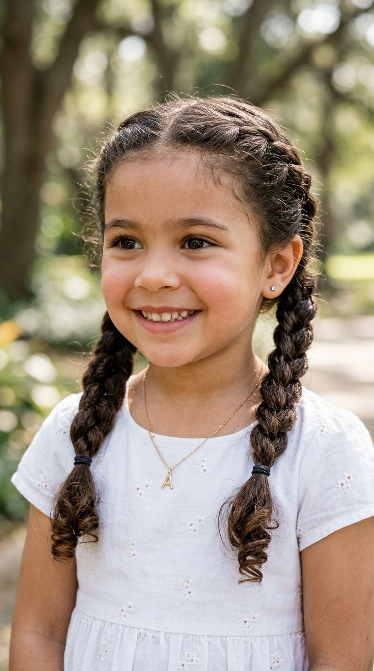 Twisted Low Pigtails