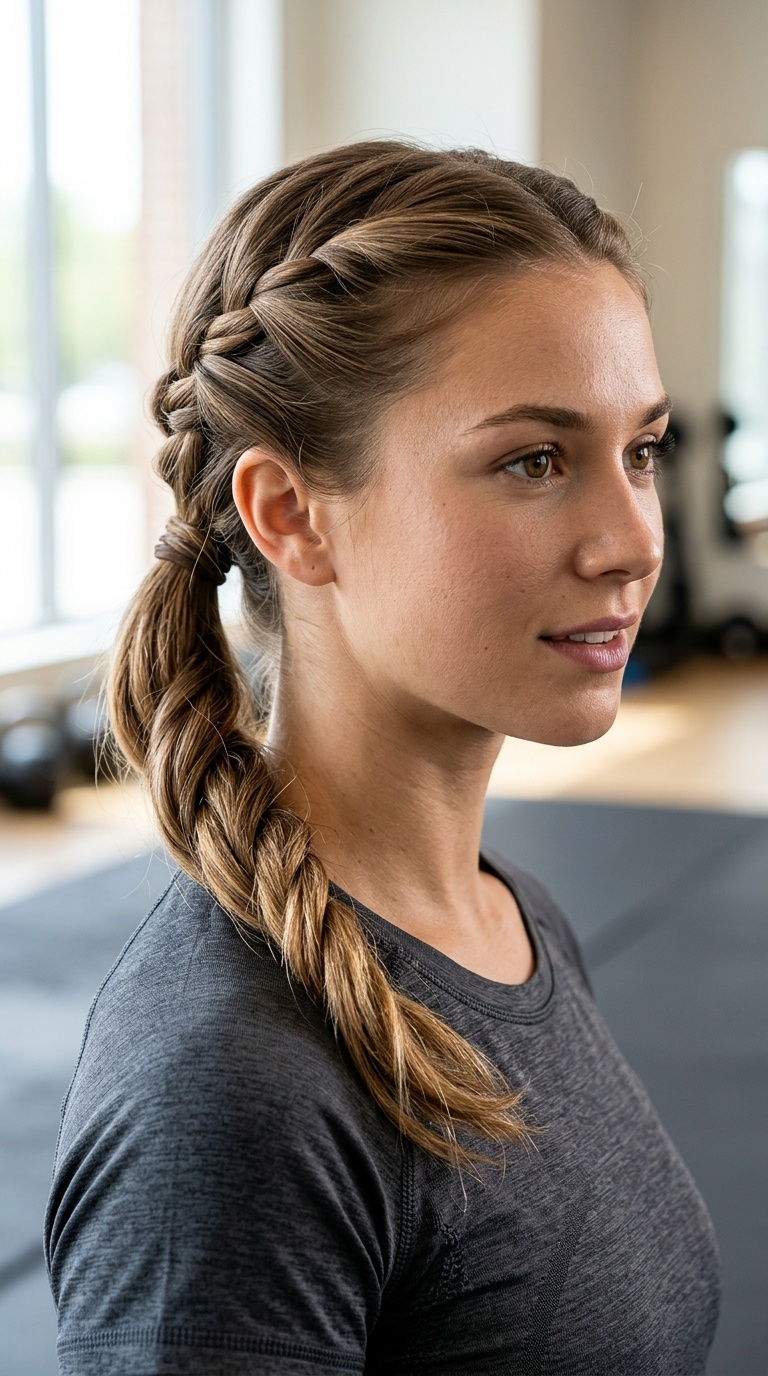 Twisted Low Ponytail