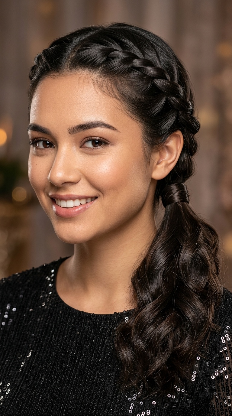 Twisted Low Ponytail