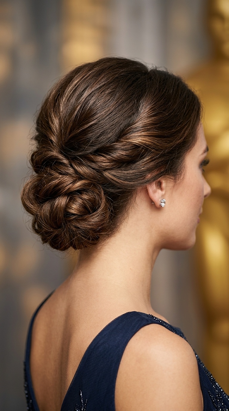 Twisted Low Updo