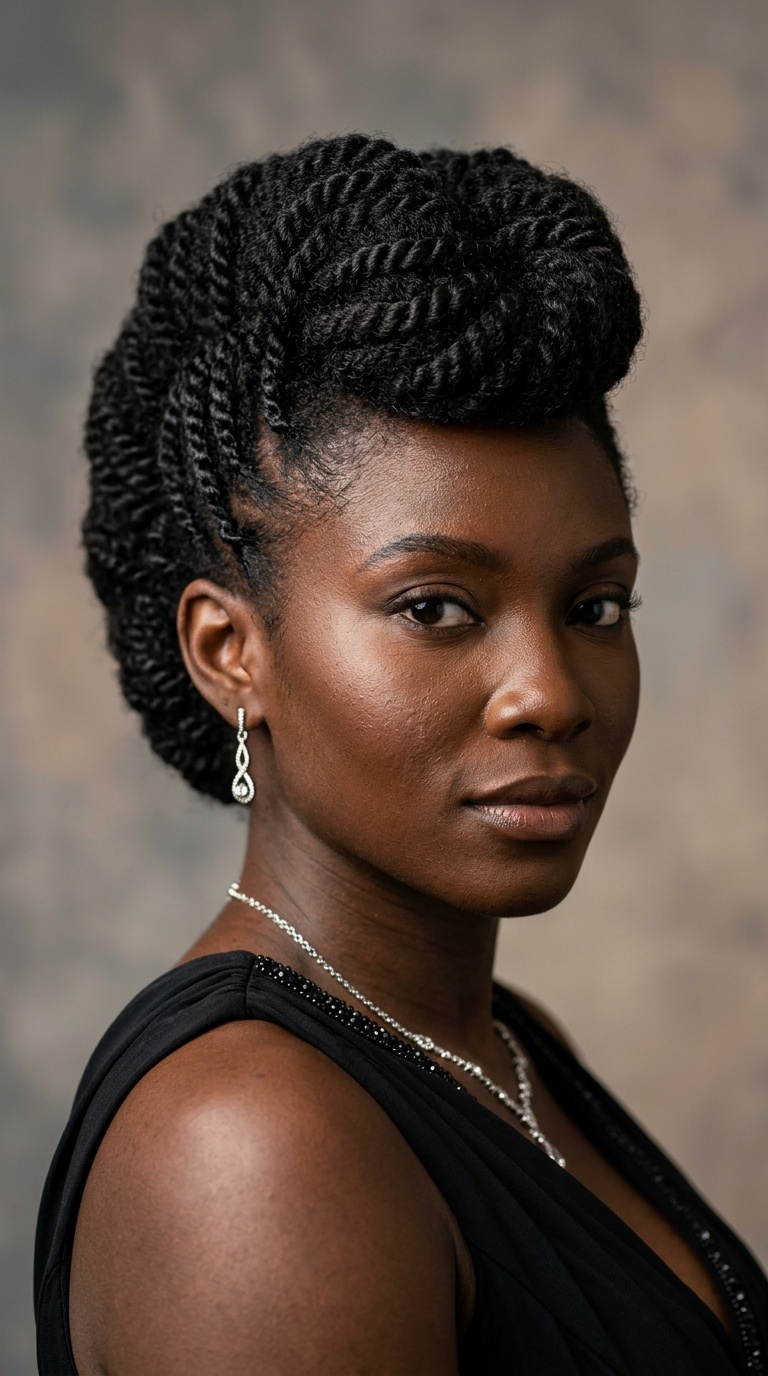 Twisted Pompadour