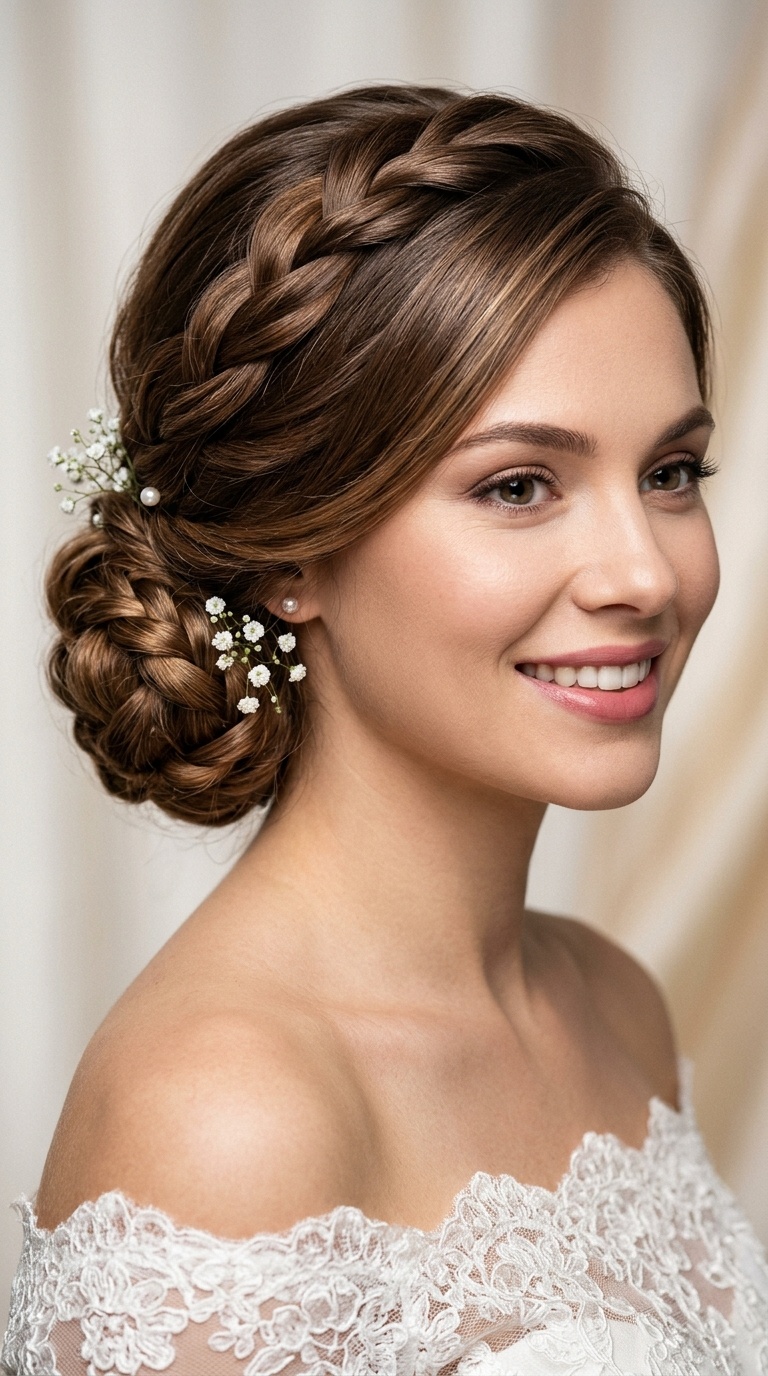 Twisted Rope Low Bun