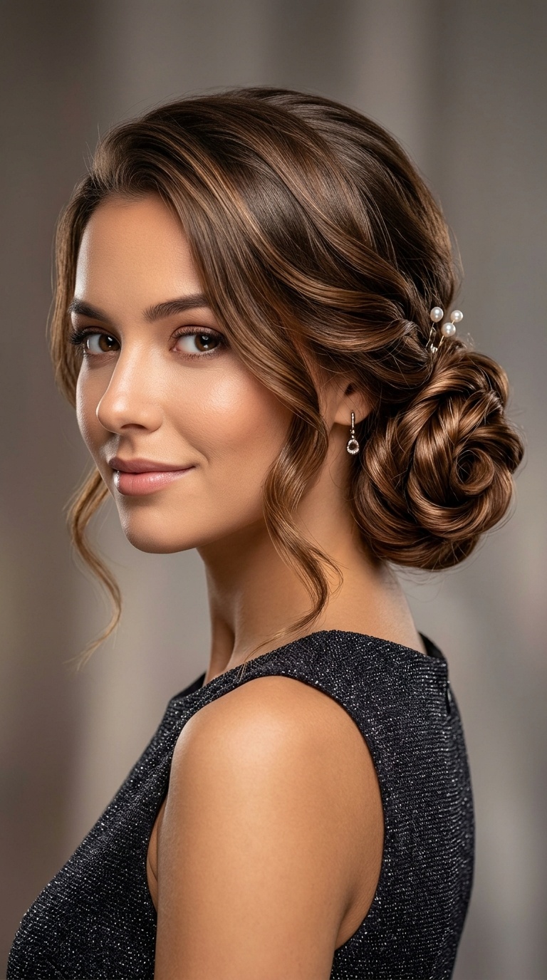 Twisted Rose Bun