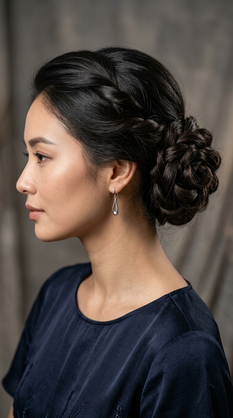 Twisted Rose Bun