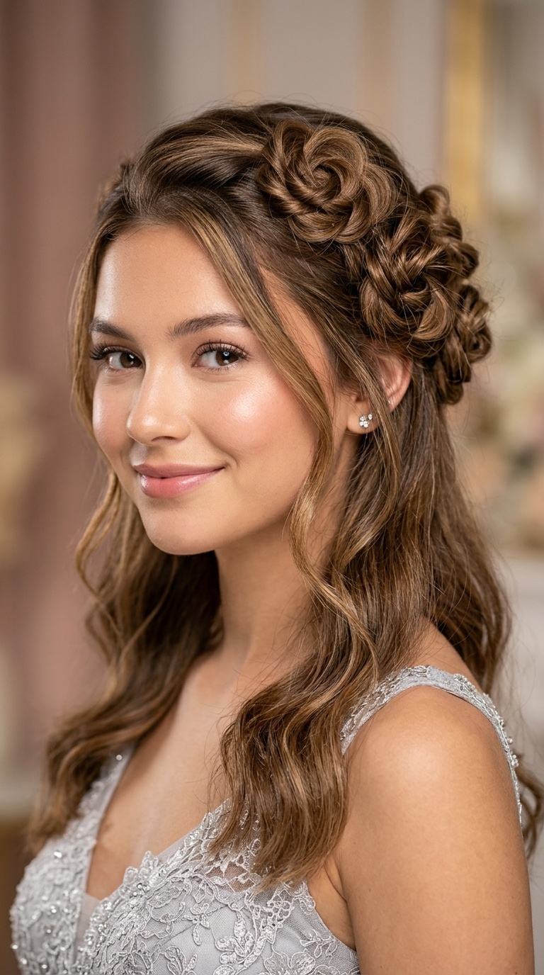Twisted Rose Buns