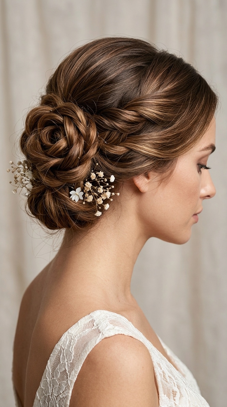 Twisted Rose Updo