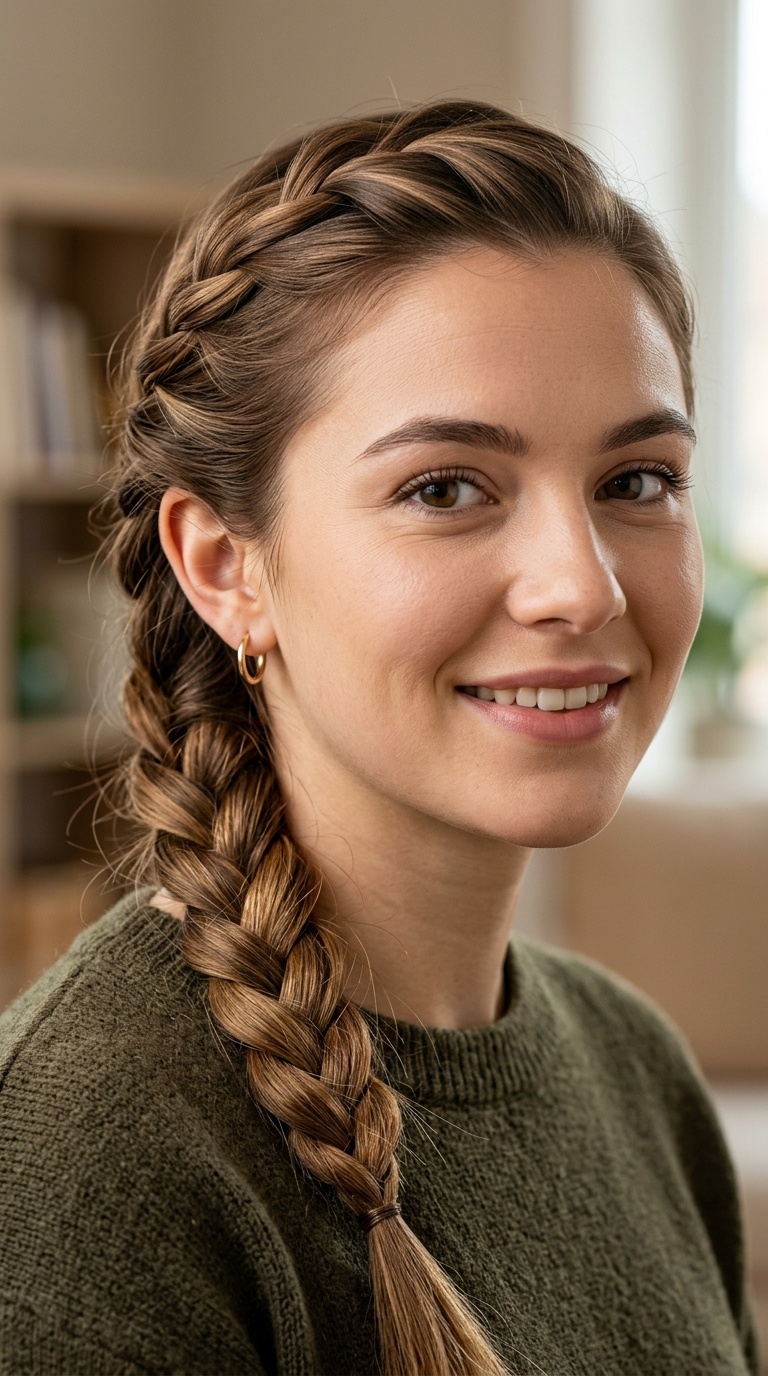 Twisted Side Braid
