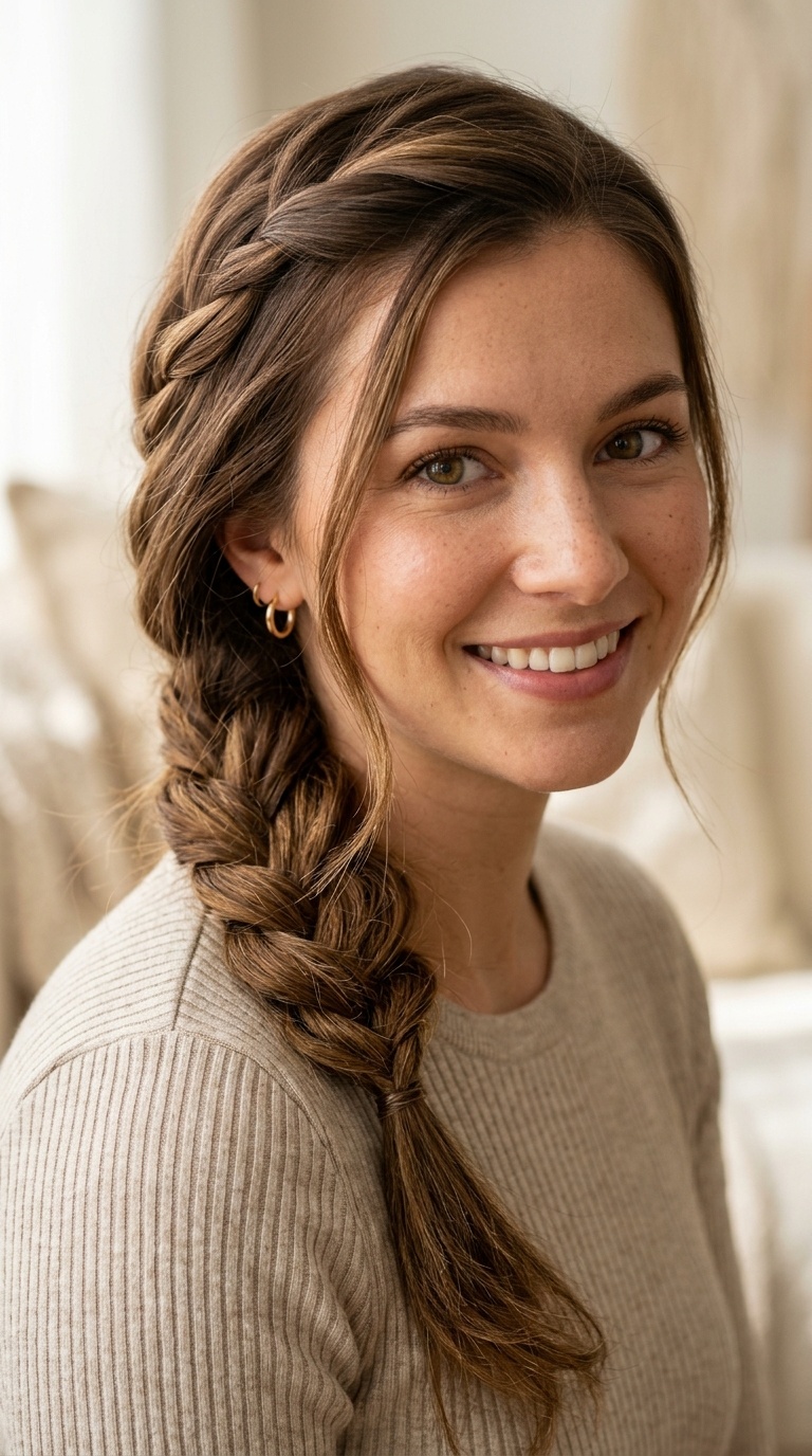 Twisted Side Braid