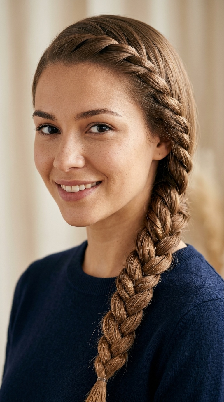 Twisted Side Braid