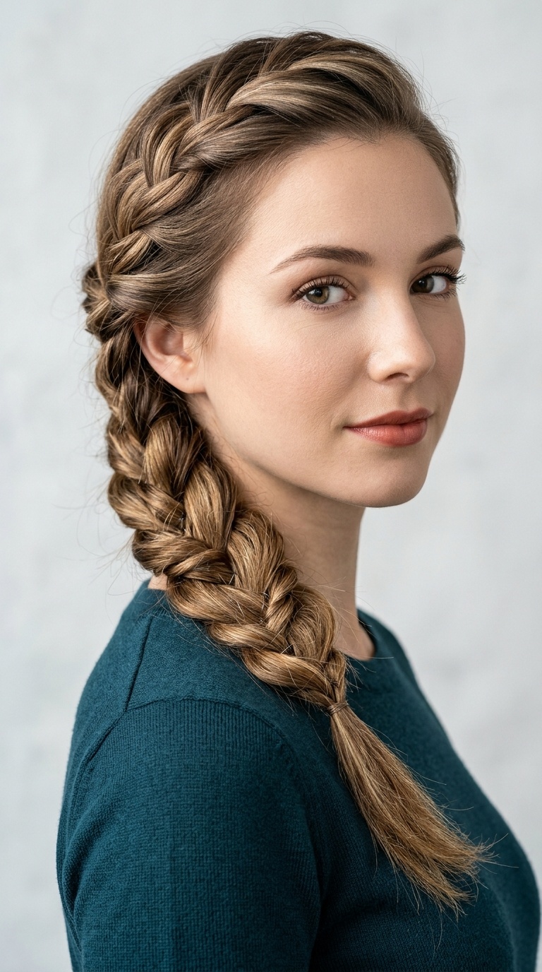 Twisted Side Braid