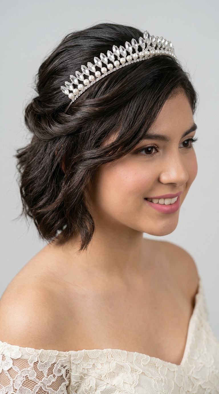Twisted Side Detail with Tiara Anchors