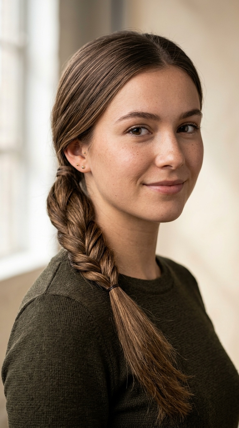 Twisted Side Ponytail
