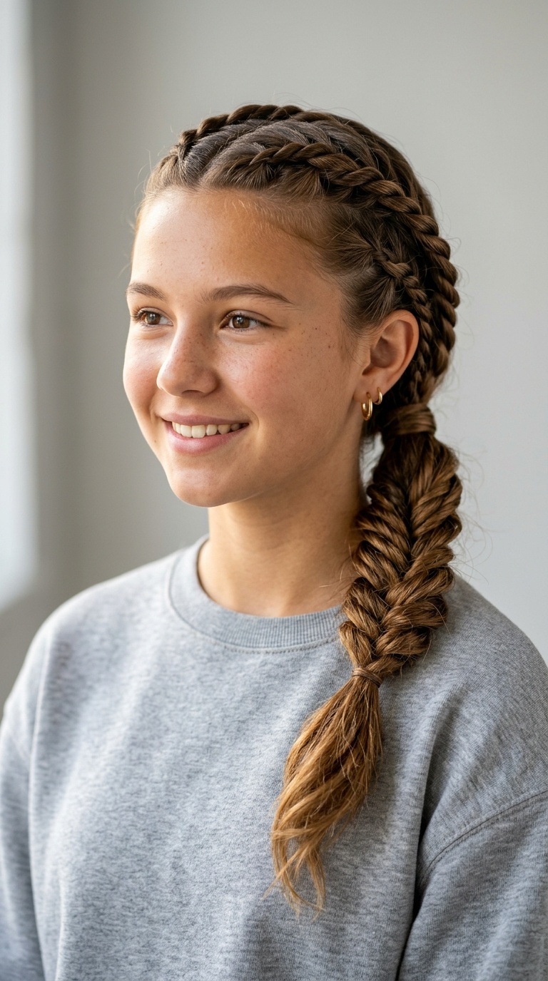 Twisted Side Ponytail