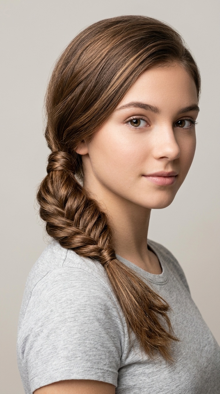 Twisted Side Ponytail