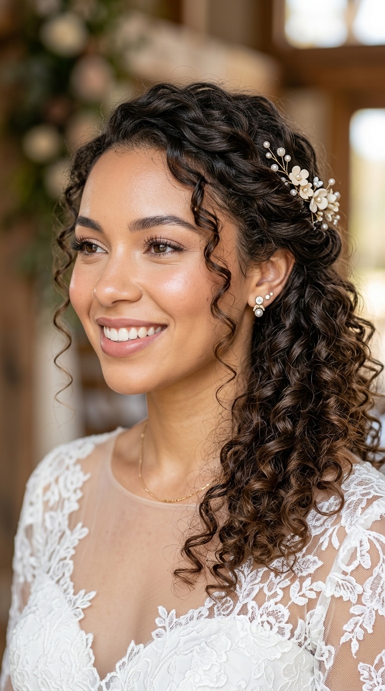 Twisted Side-Sweep with Curls
