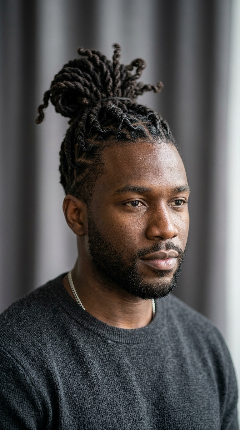 Twisted Up-Top Locs