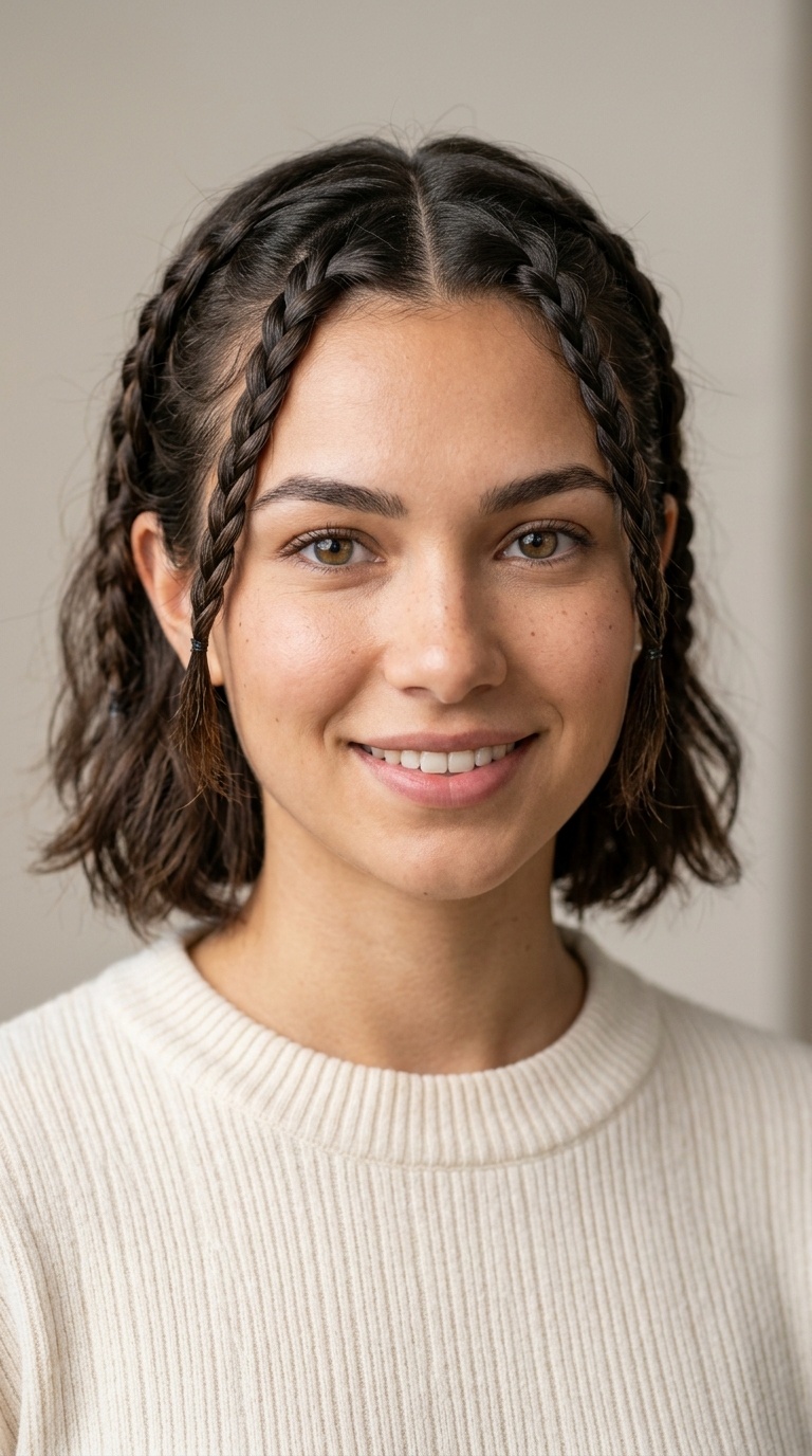 Two Braided Bangs