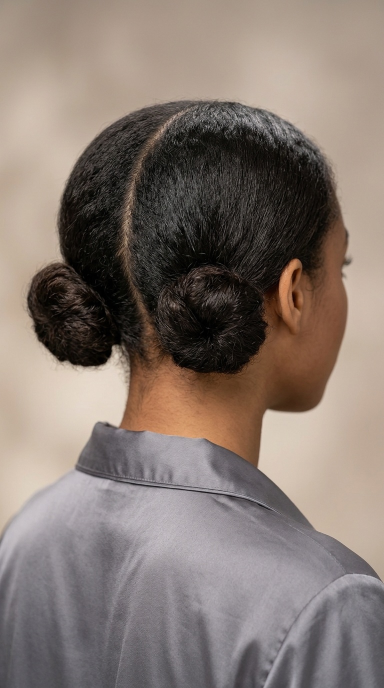 Two Low Space Buns