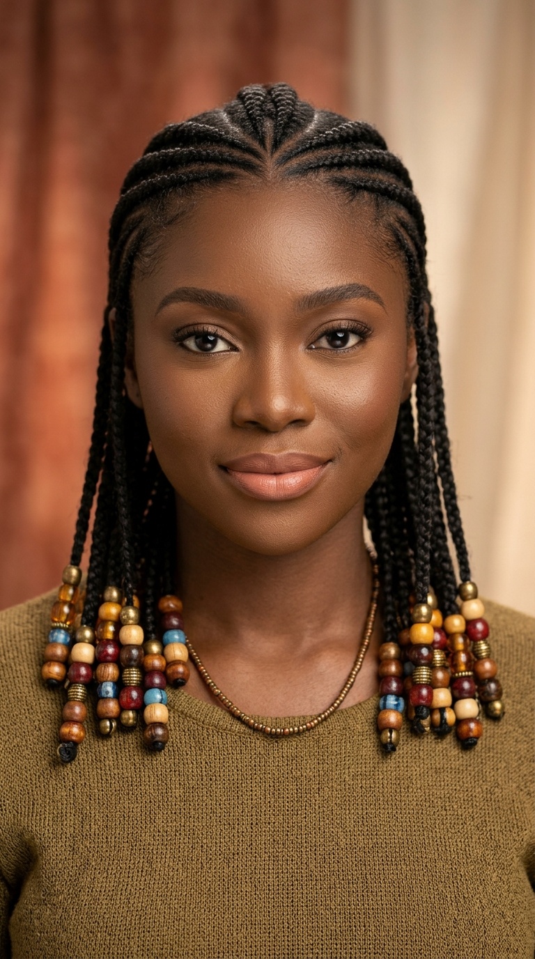 Two Patewo with Beaded Ends