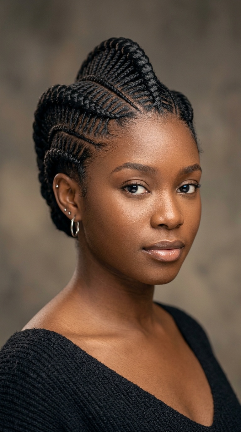 Two Patewo with Fishbone Braiding