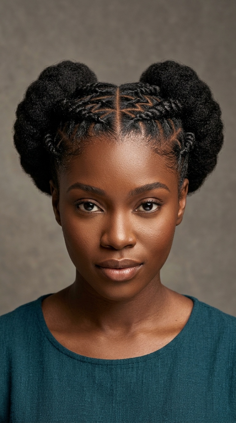 Two Patewo with Intricate Parting