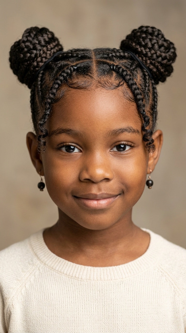 Two Shuku with Frontal Curls