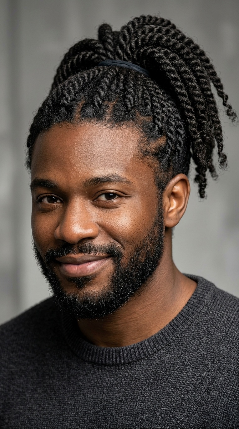 Two-Strand Twist Ponytail