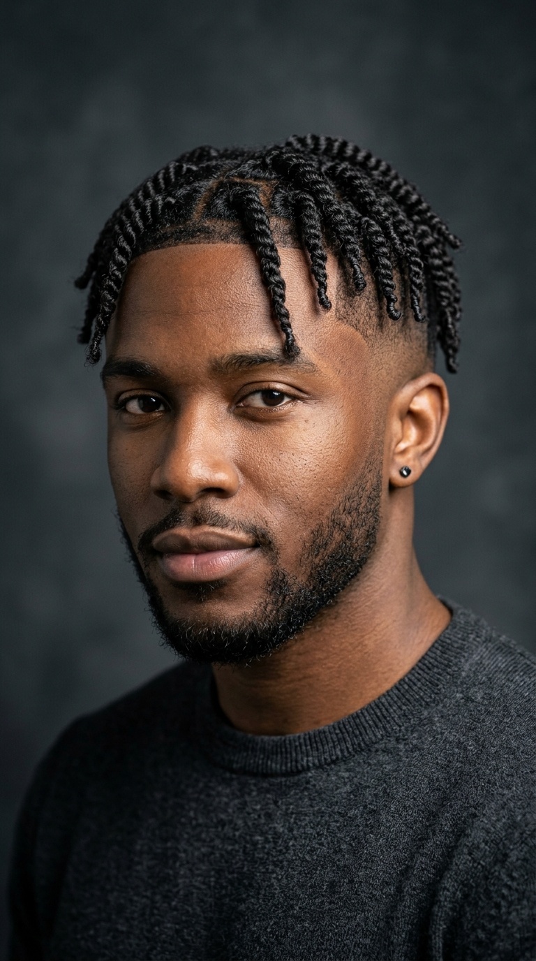 Two-Strand Twists with Taper Fade