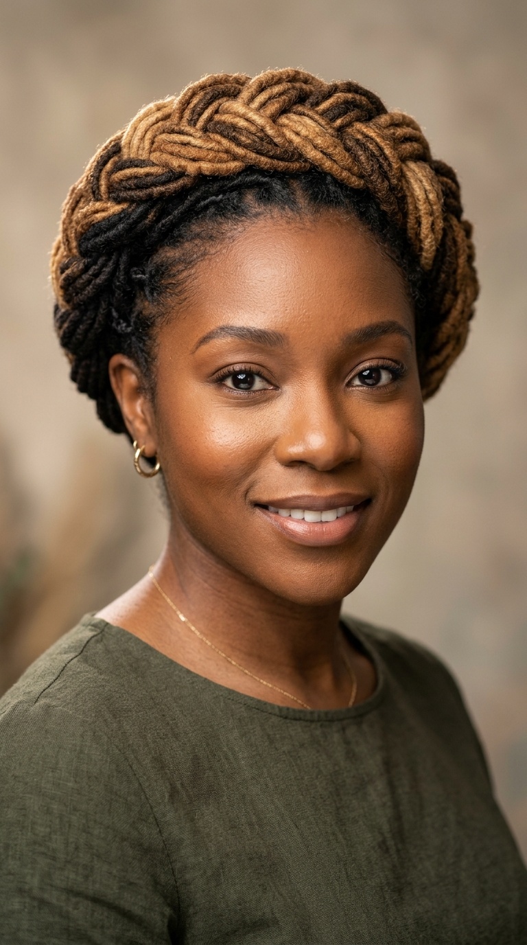Two-Tone Ombre Crown