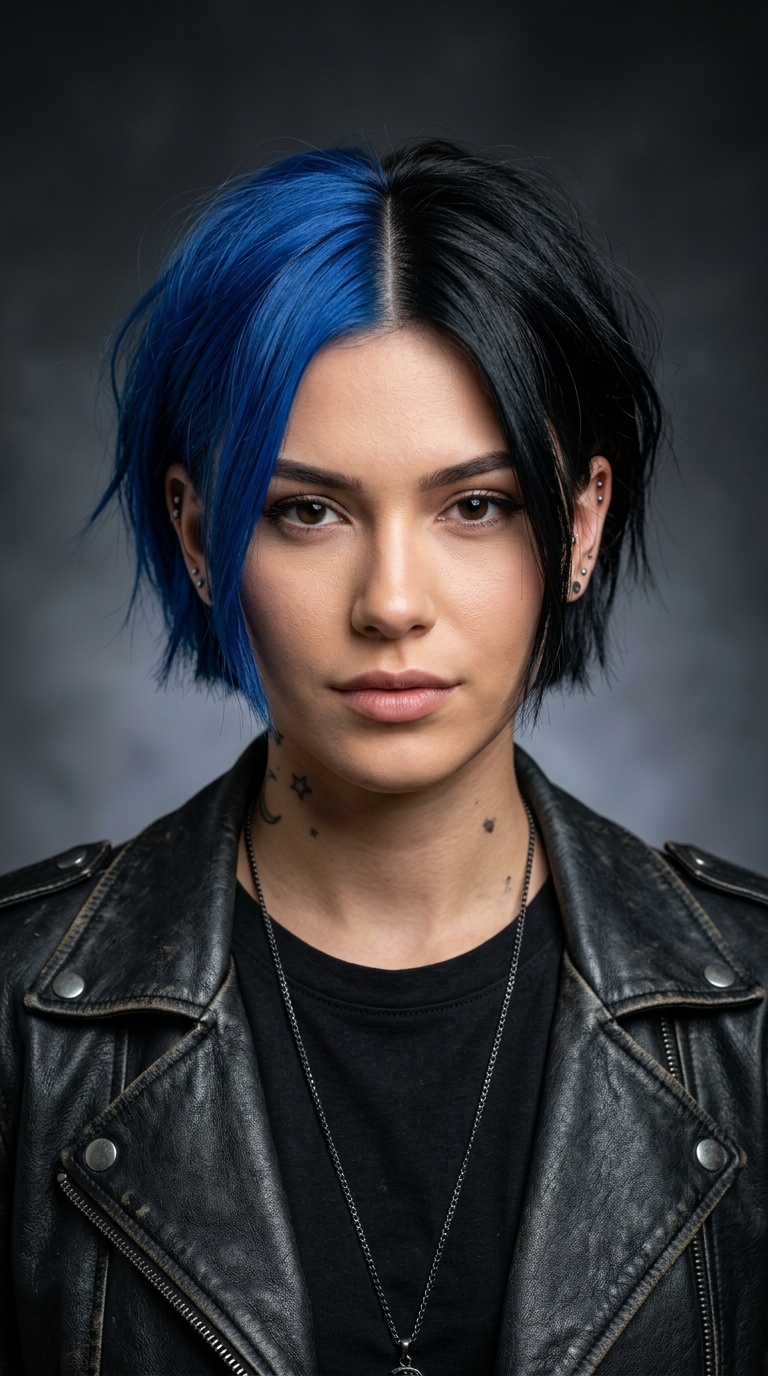 Two-Tone Split Dye