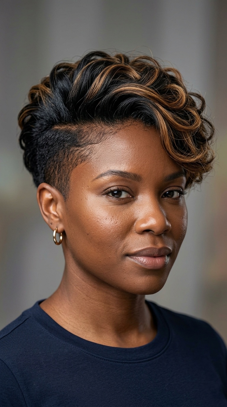 Two-Tone Undercut Weave