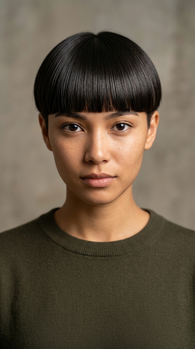 Ultra-Straight Bowl Cut