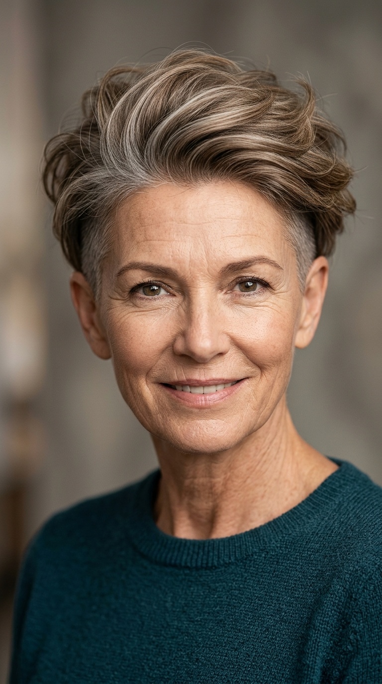 Undercut with Long Feathered Top