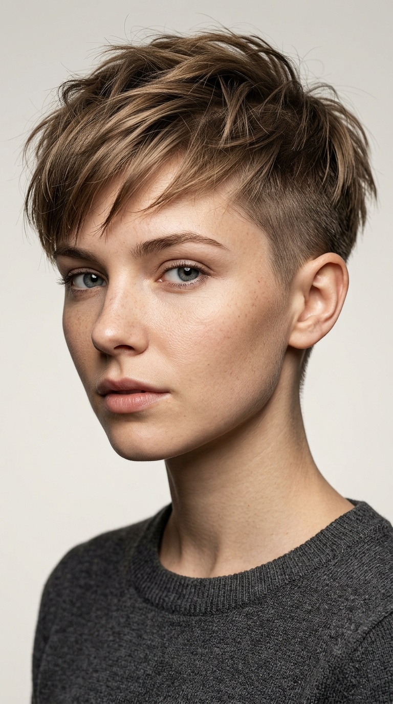 Undercut with Textured Length