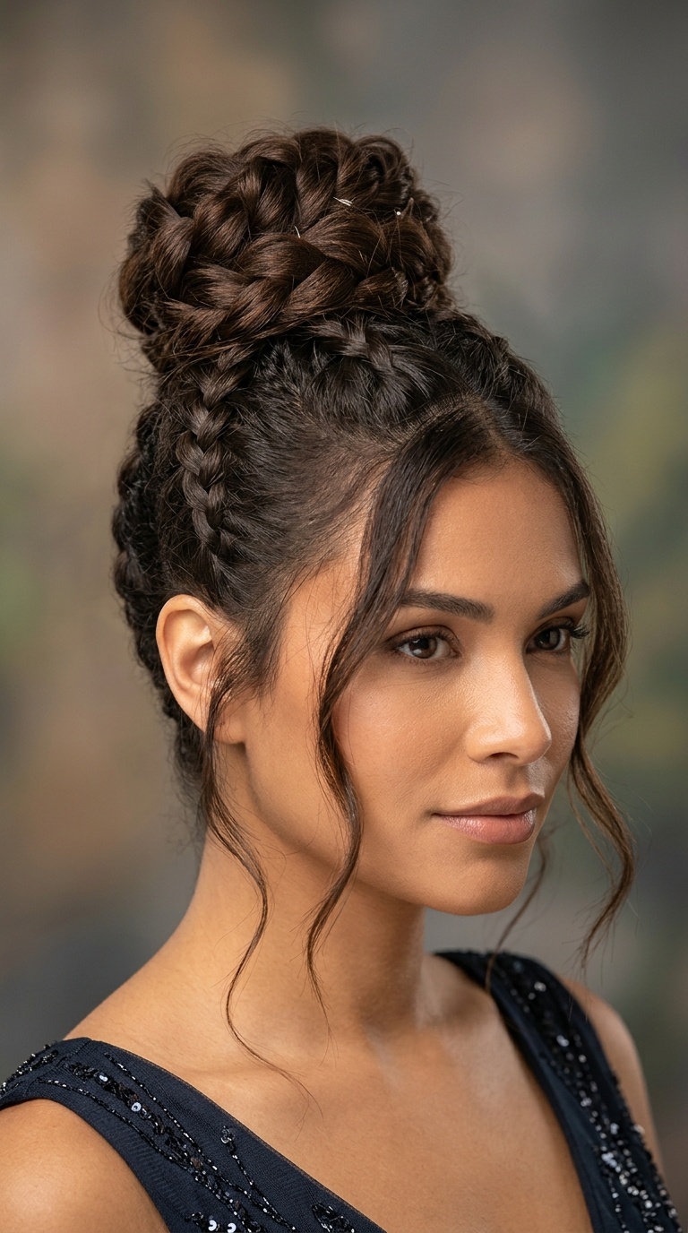 Upside Down Braided Bun