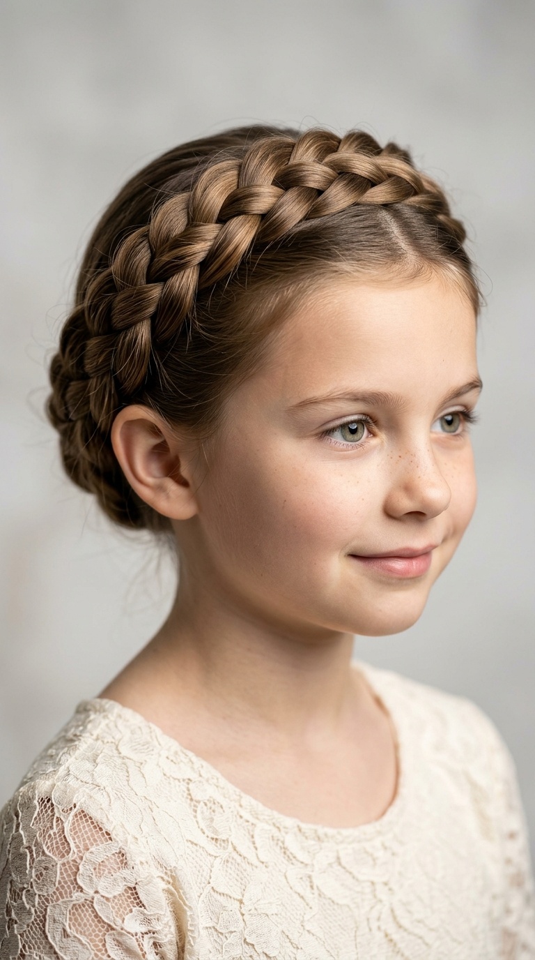 Upside-Down Crown Braid