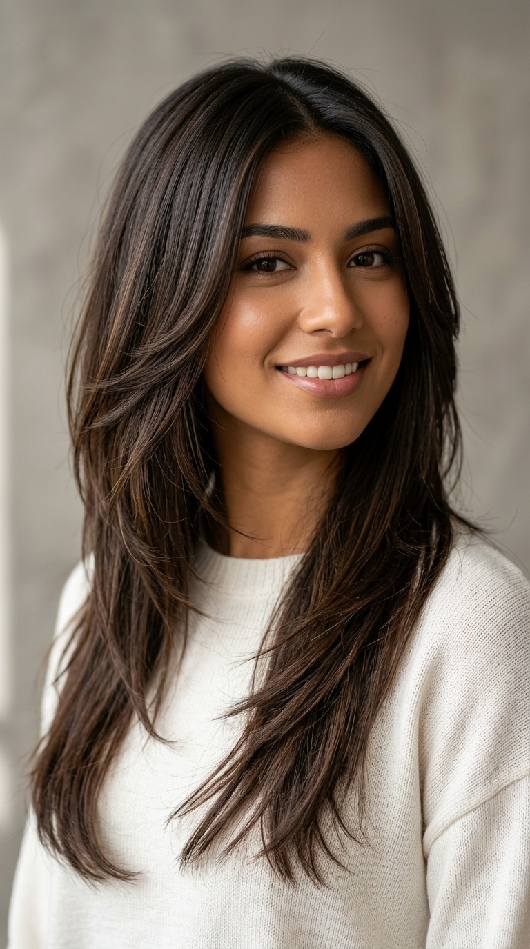V-Shaped Long Layers