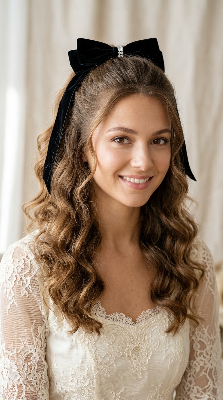 Velvet Bow Accent