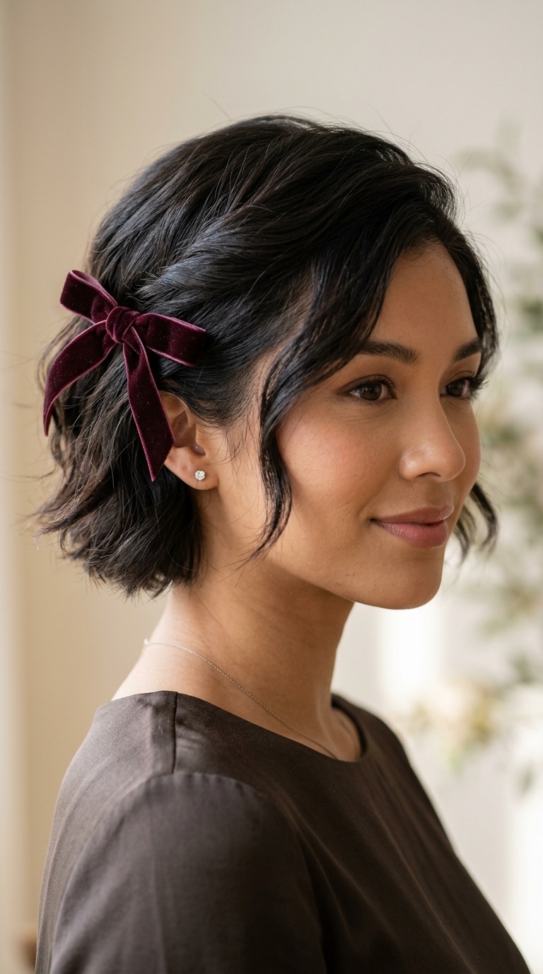 Velvet Ribbon Tie
