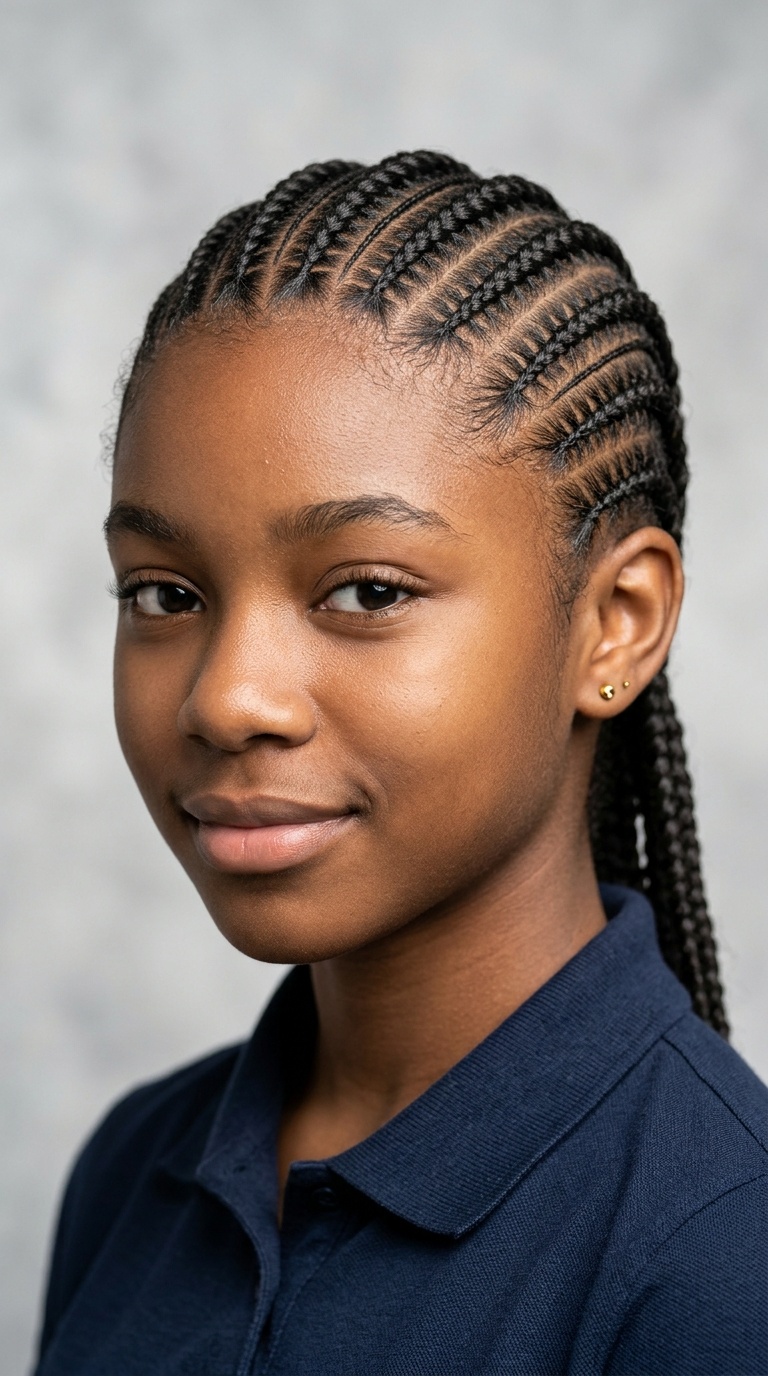 Vertical Rows with Micro-Braided Parts