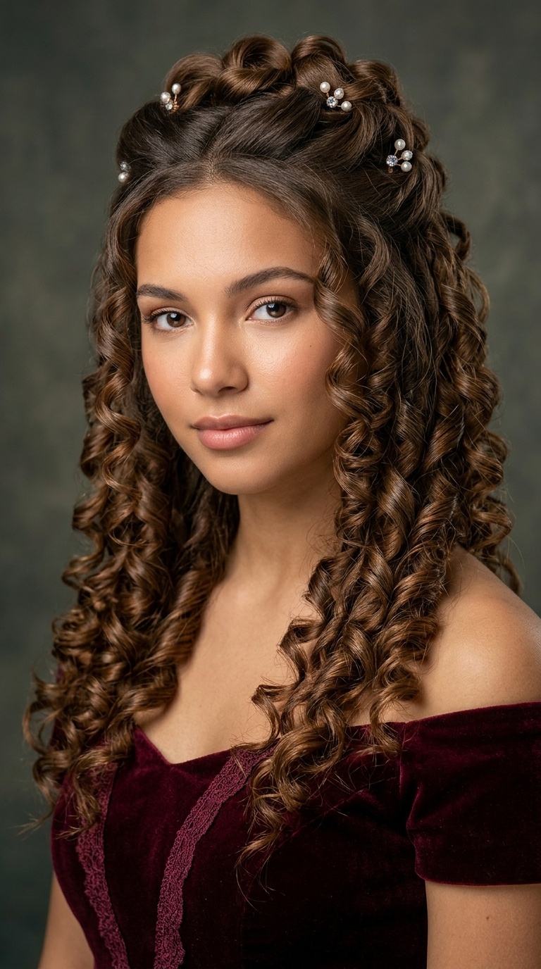 Victorian Inspired Spiral Curls