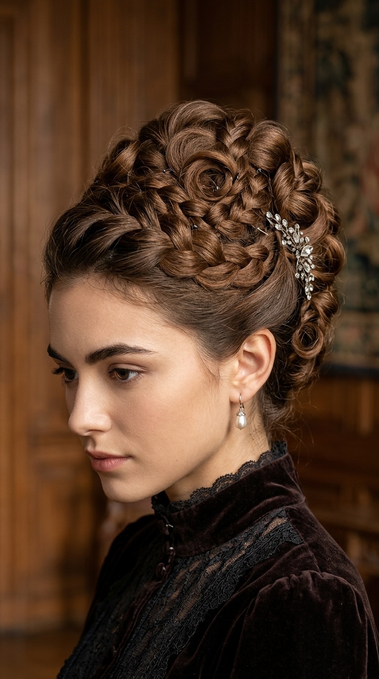 Victorian-Inspired Updo