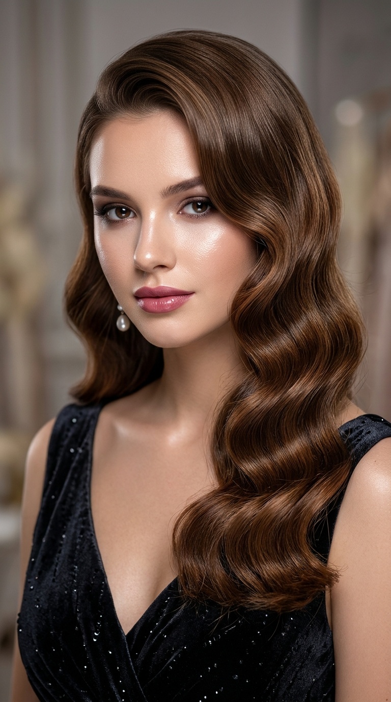 Vintage Hollywood Waves