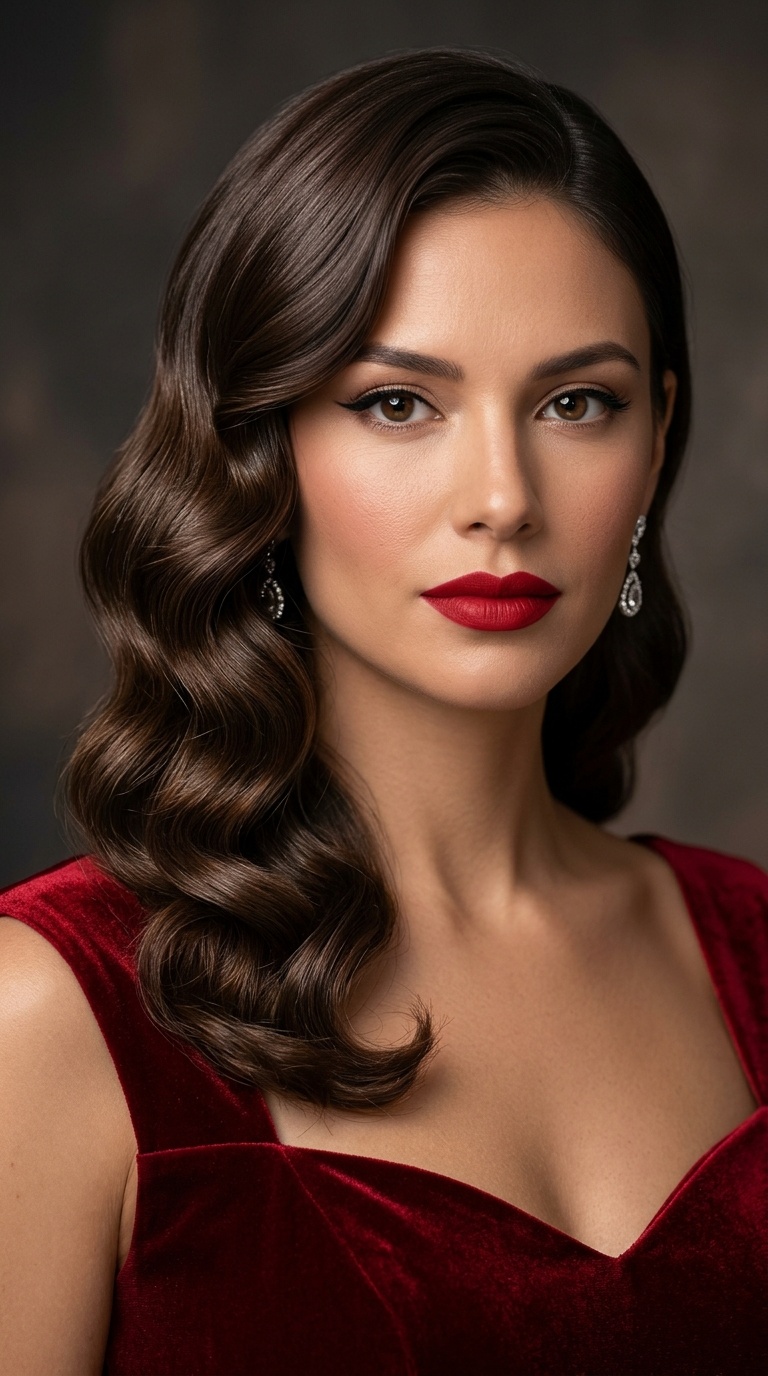 Vintage Hollywood Waves