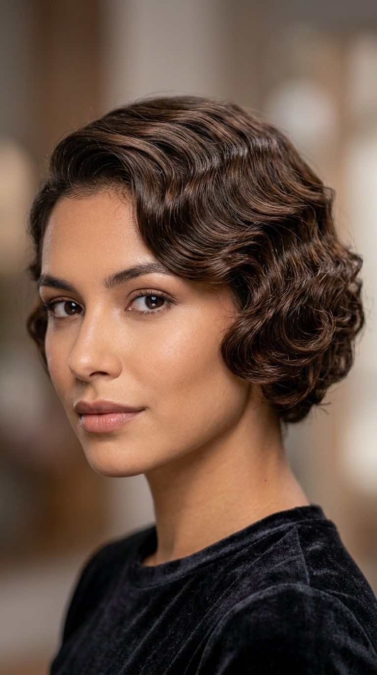 Vintage-Inspired Finger Waves